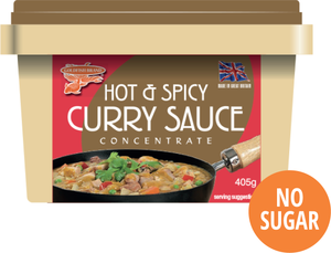 CASE of Hot & Spicy Curry Sauce 12 x 405g