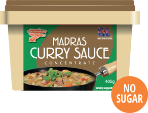 CASE of Madras Curry Sauce 12 x 405g